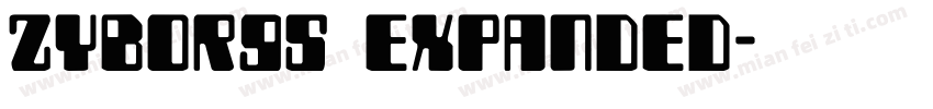 Zyborgs Expanded字体转换